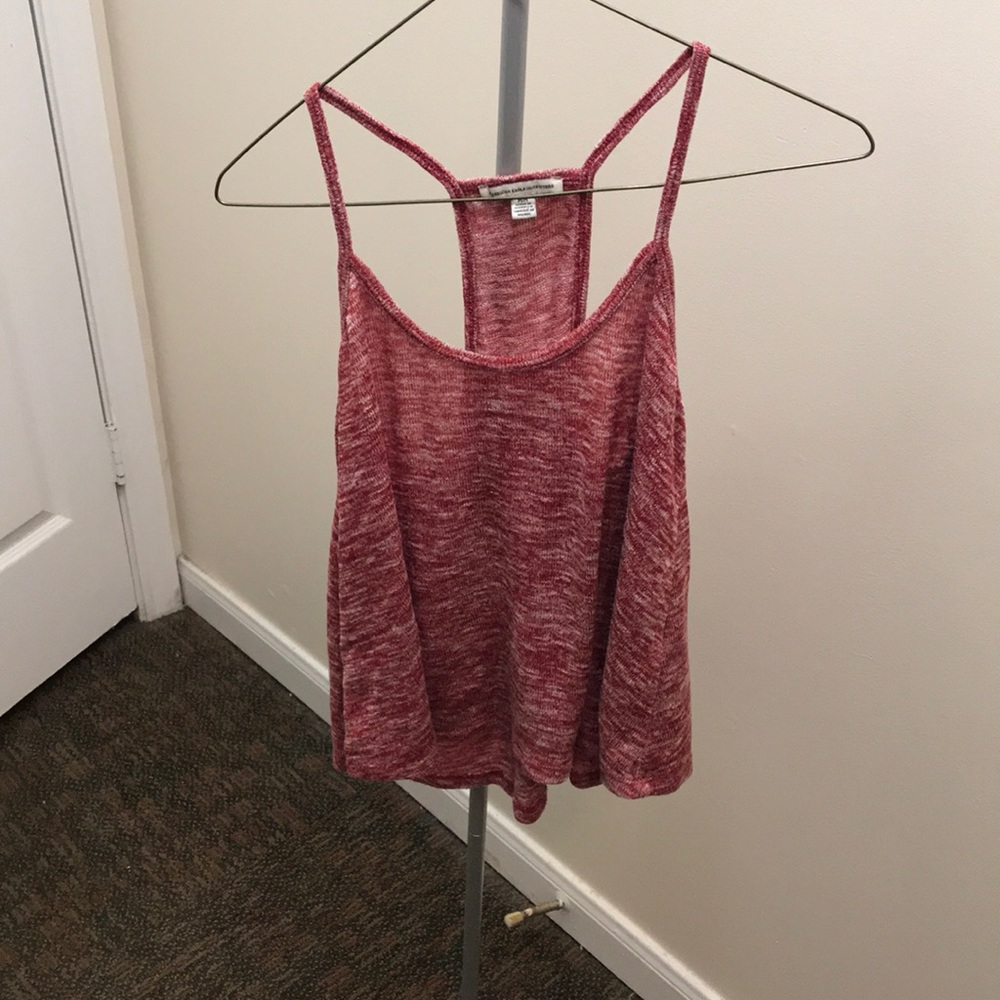 Red American Eagle Sweater.